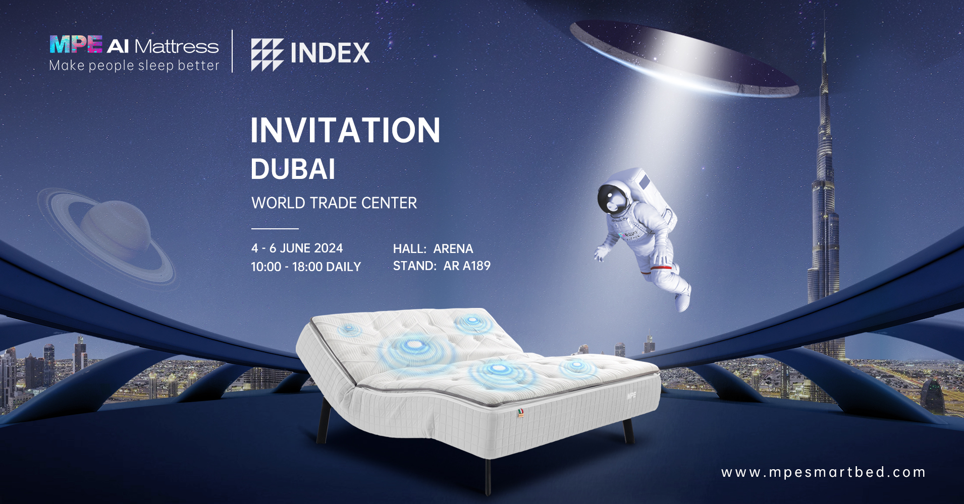 We are going to attend the Index Show 2024 (June 4-6 ) in Dubai World Trade Centre